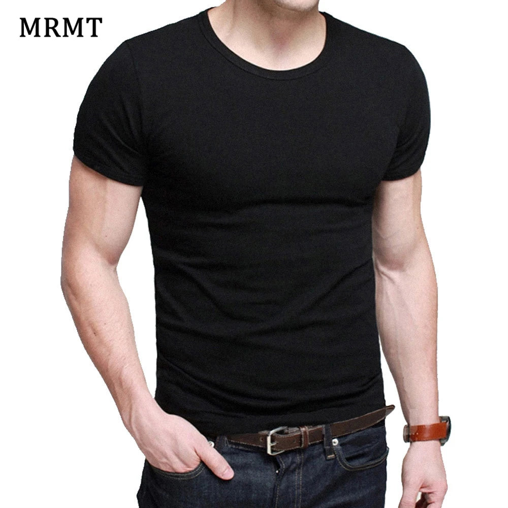 Men’s Slim Fit Stretch T-Shirt – Premium Muscle Fit Crew Neck Tee
